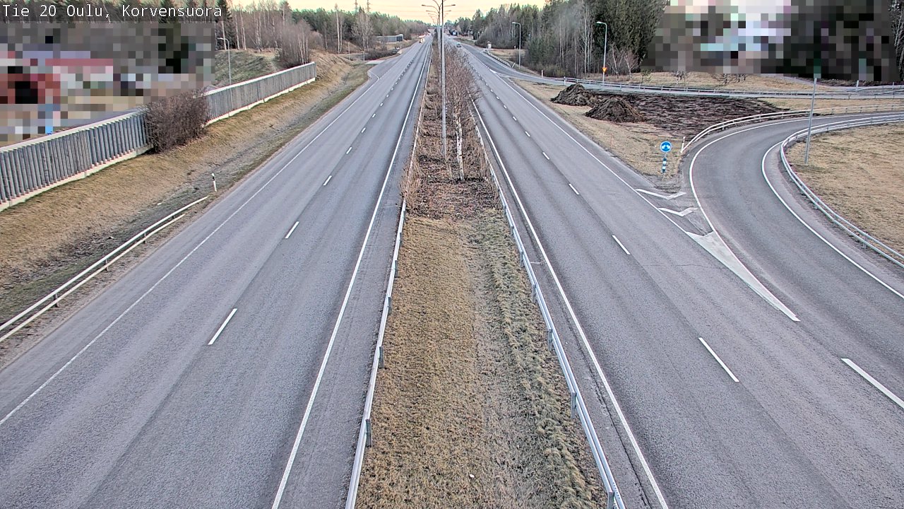 Kelikamerat Kuva Tie 20 Oulu Korvensuora, Oulu, Pohjois-Pohjanmaa