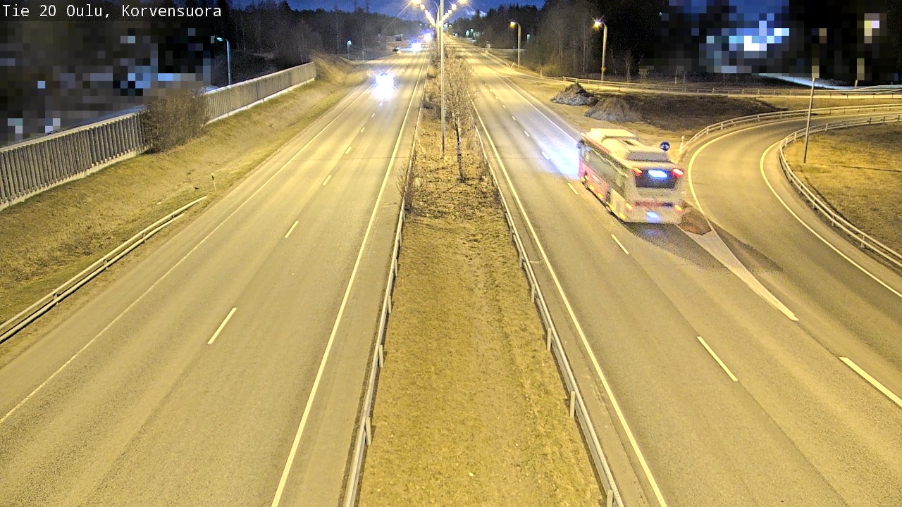 Kelikamerat Kuva Tie 20 Oulu Korvensuora, Oulu, Pohjois-Pohjanmaa