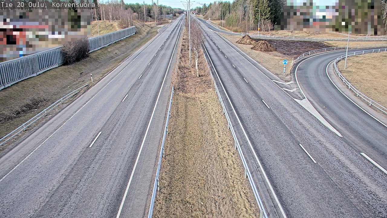 Kelikamerat Kuva Tie 20 Oulu Korvensuora, Oulu, Pohjois-Pohjanmaa