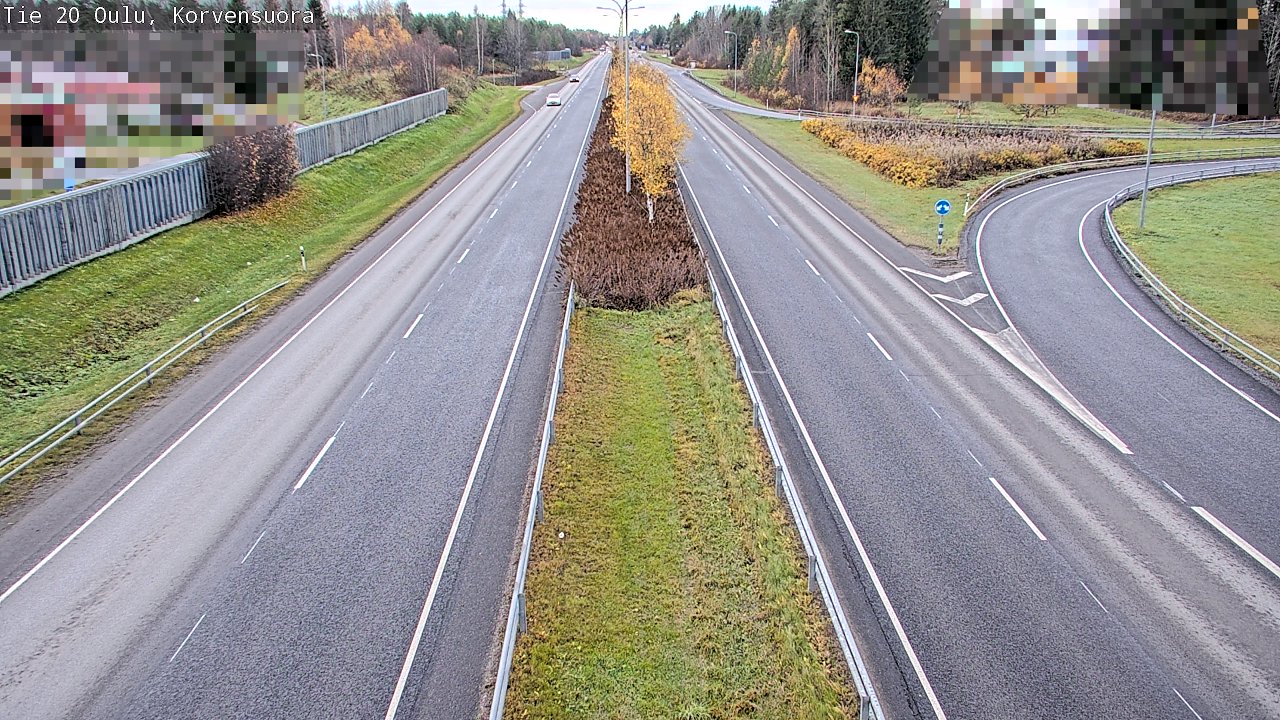 Kelikamerat Kuva Tie 20 Oulu Korvensuora, Oulu, Pohjois-Pohjanmaa