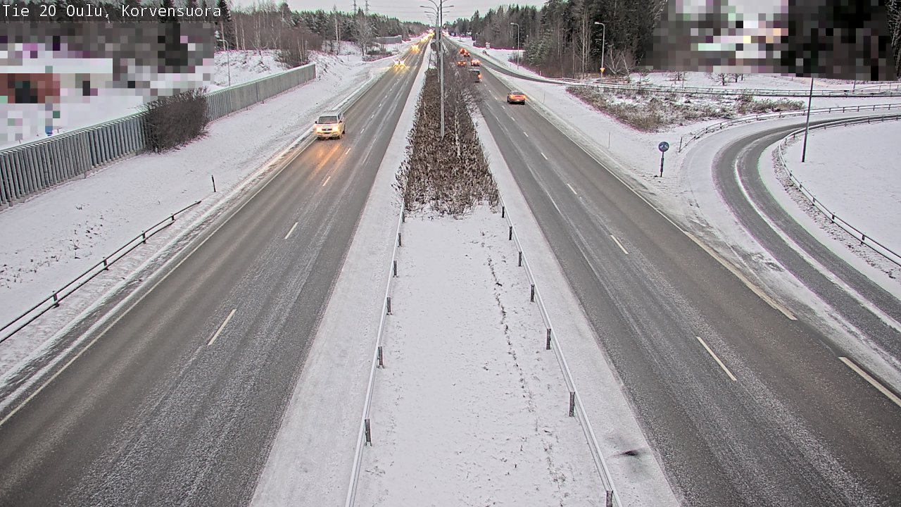 Kelikamerat Kuva Tie 20 Oulu Korvensuora, Oulu, Pohjois-Pohjanmaa