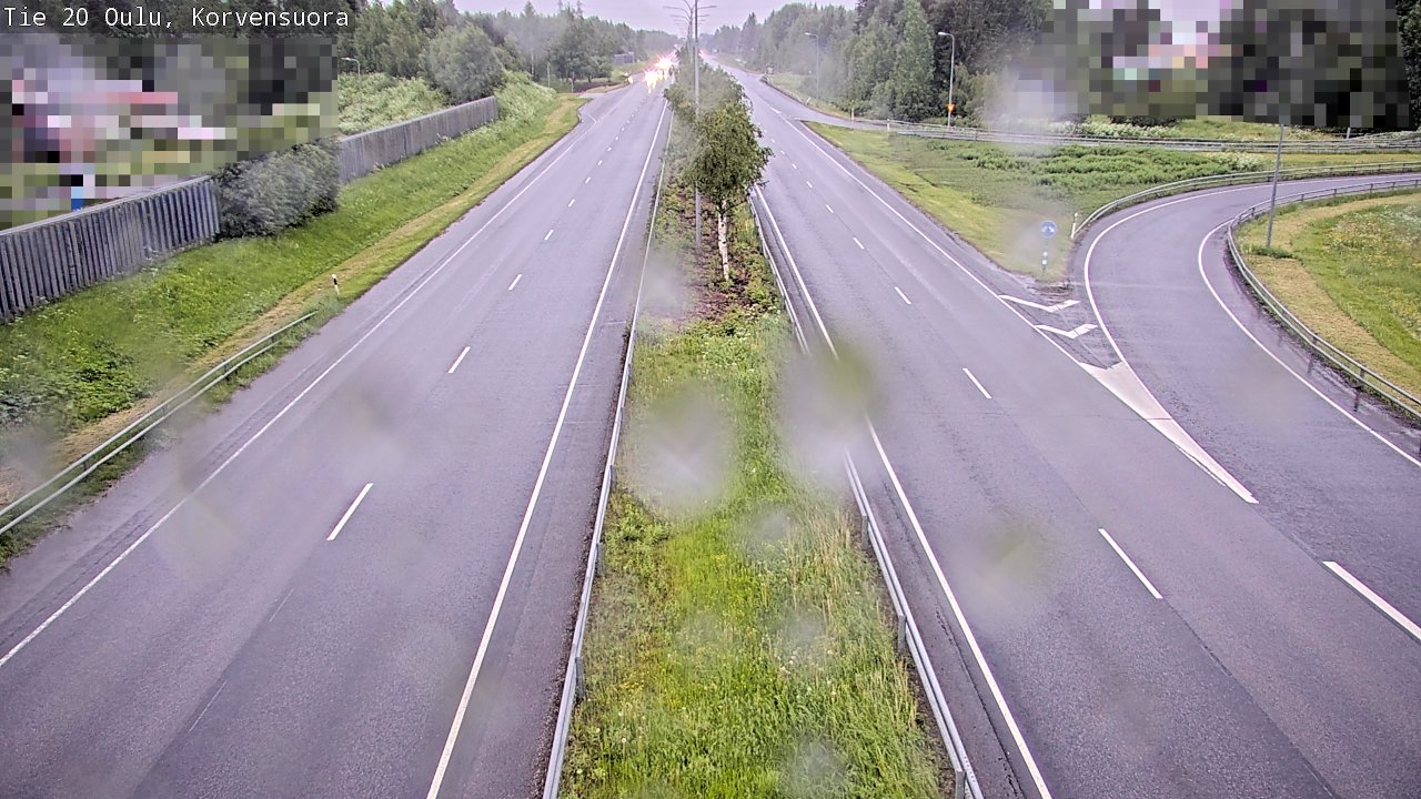 Kelikamerat Kuva Tie 20 Oulu Korvensuora, Oulu, Pohjois-Pohjanmaa