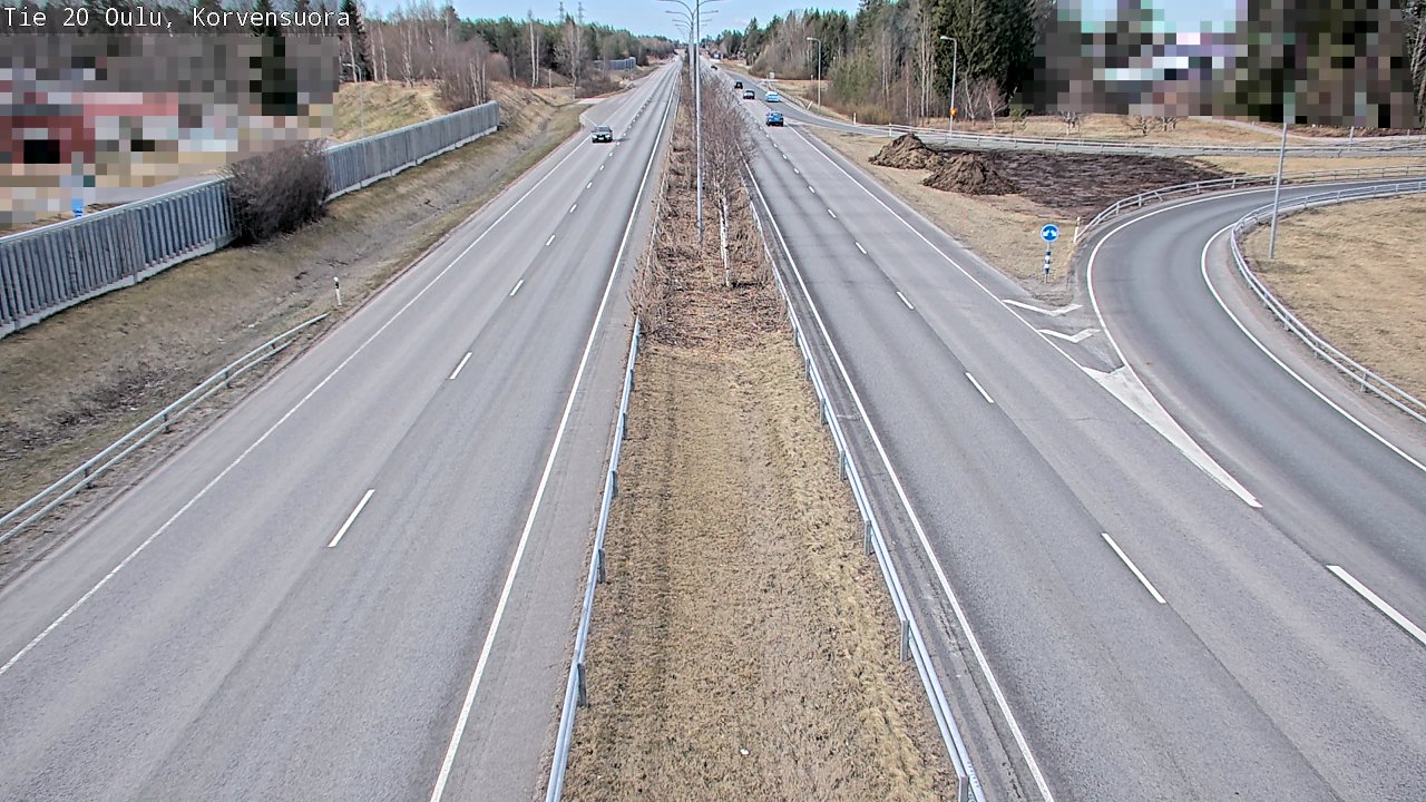 Kelikamerat Kuva Tie 20 Oulu Korvensuora, Oulu, Pohjois-Pohjanmaa