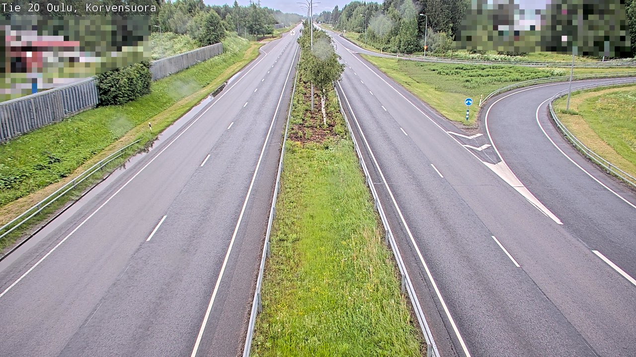 Kelikamerat Kuva Tie 20 Oulu Korvensuora, Oulu, Pohjois-Pohjanmaa
