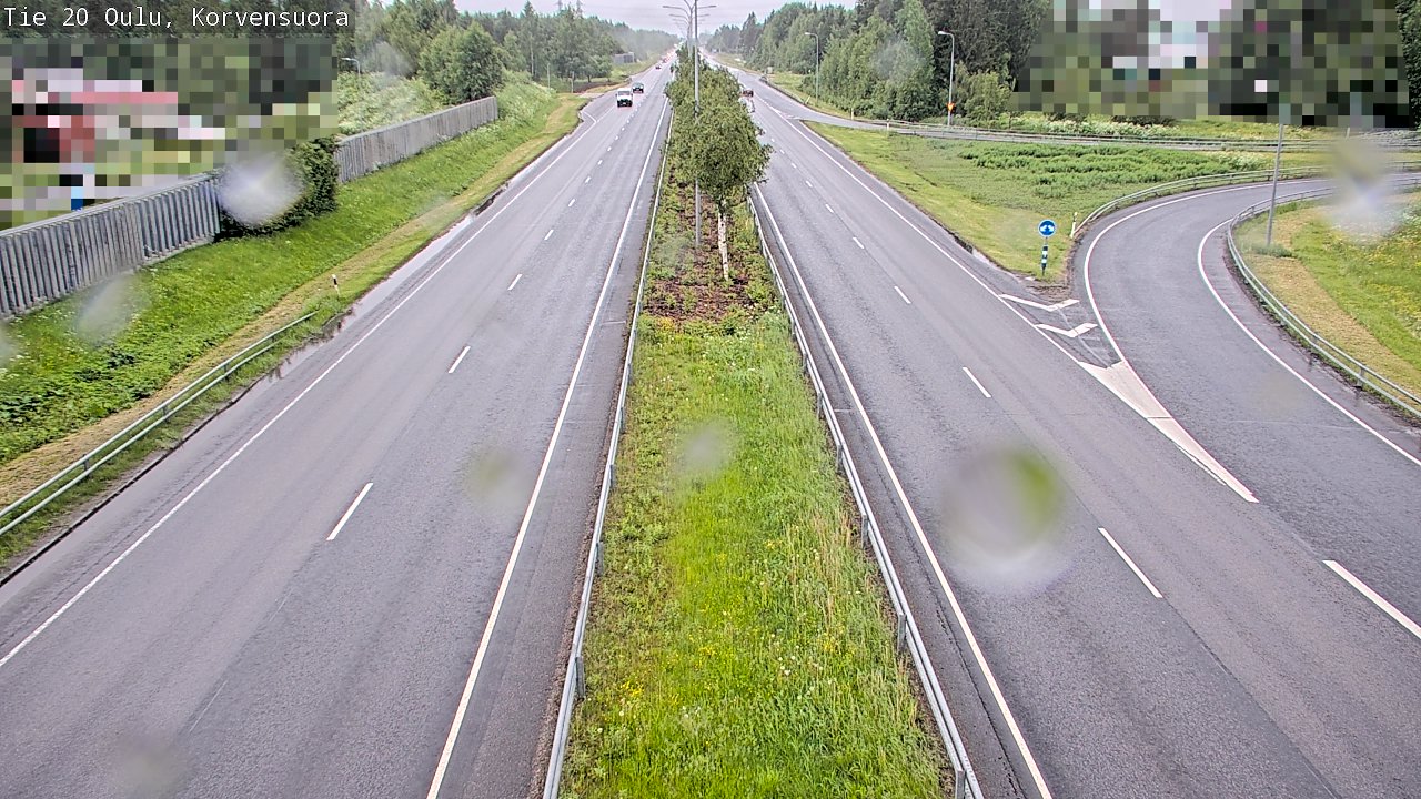 Kelikamerat Kuva Tie 20 Oulu Korvensuora, Oulu, Pohjois-Pohjanmaa