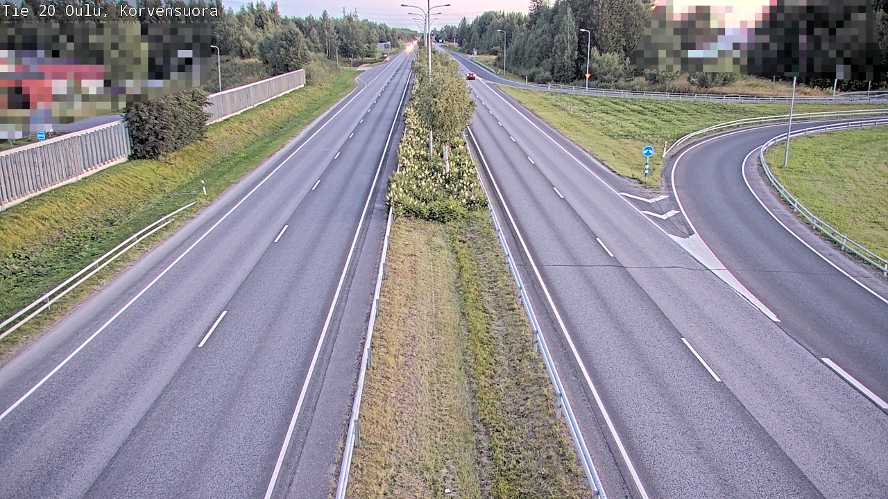 Kelikamerat Kuva Tie 20 Oulu Korvensuora, Oulu, Pohjois-Pohjanmaa