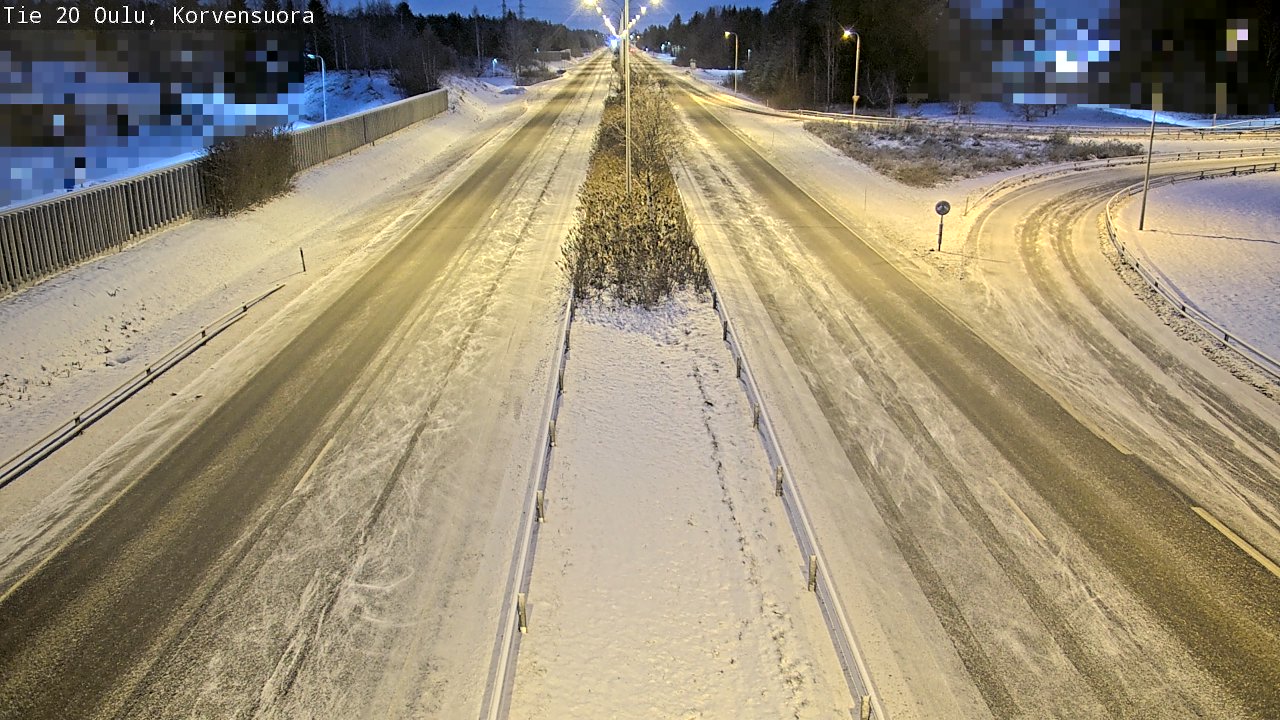 Kelikamerat Kuva Tie 20 Oulu Korvensuora, Oulu, Pohjois-Pohjanmaa