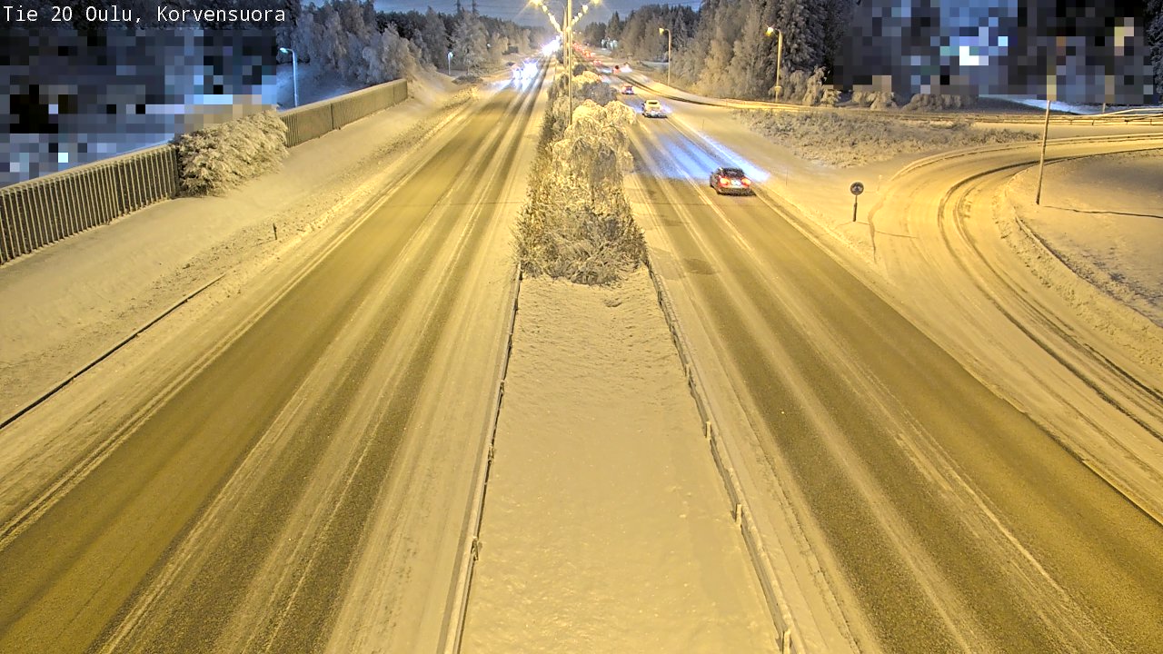 Kelikamerat Kuva Tie 20 Oulu Korvensuora, Oulu, Pohjois-Pohjanmaa