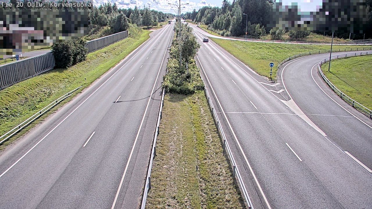 Kelikamerat Kuva Tie 20 Oulu Korvensuora, Oulu, Pohjois-Pohjanmaa