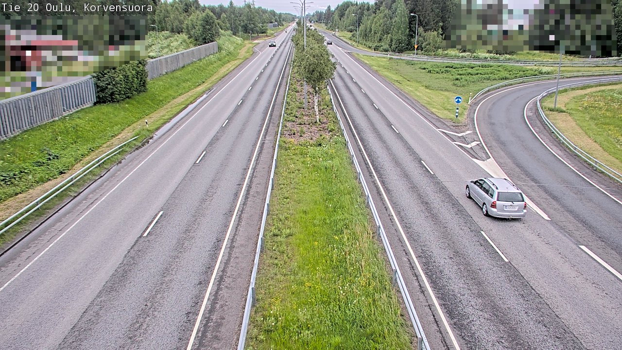 Kelikamerat Kuva Tie 20 Oulu Korvensuora, Oulu, Pohjois-Pohjanmaa