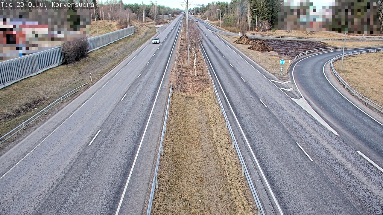 Kelikamerat Kuva Tie 20 Oulu Korvensuora, Oulu, Pohjois-Pohjanmaa
