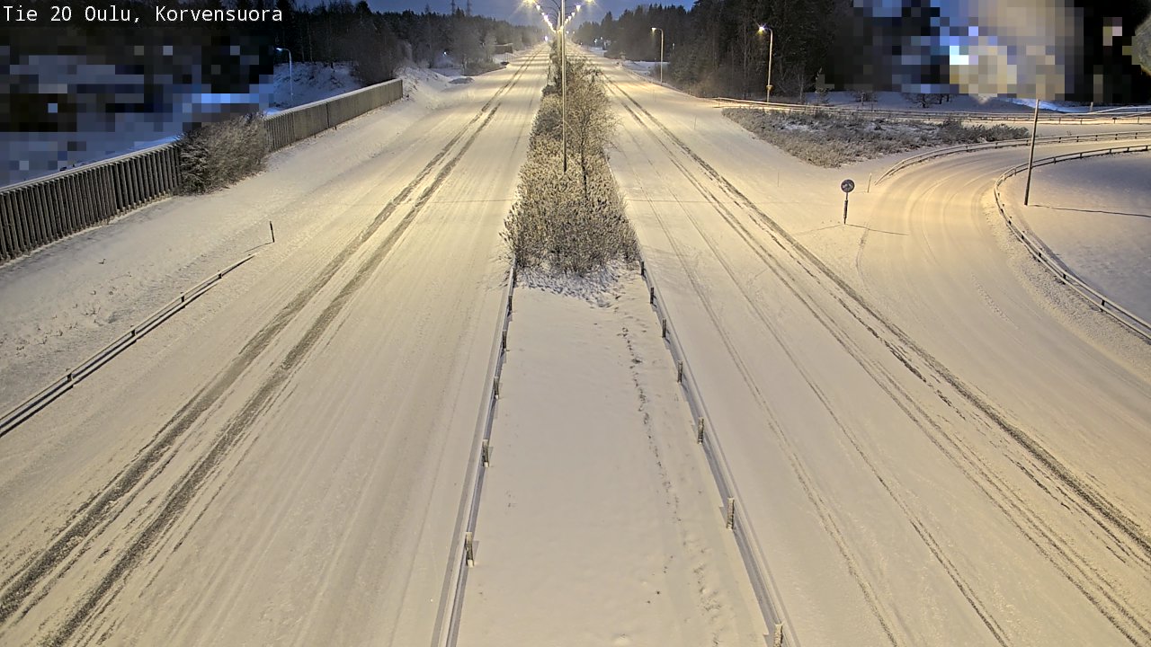 Kelikamerat Kuva Tie 20 Oulu Korvensuora, Oulu, Pohjois-Pohjanmaa