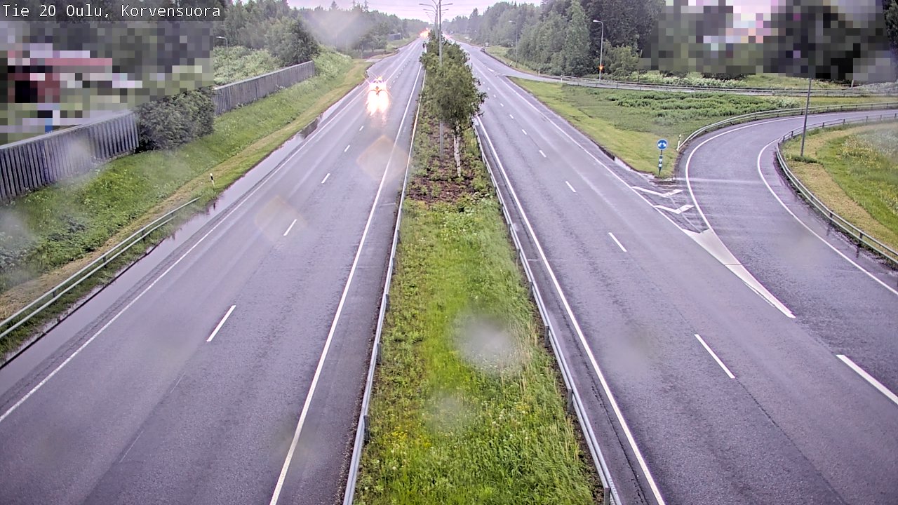 Kelikamerat Kuva Tie 20 Oulu Korvensuora, Oulu, Pohjois-Pohjanmaa