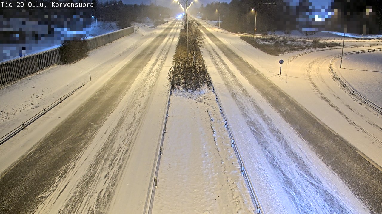 Kelikamerat Kuva Tie 20 Oulu Korvensuora, Oulu, Pohjois-Pohjanmaa