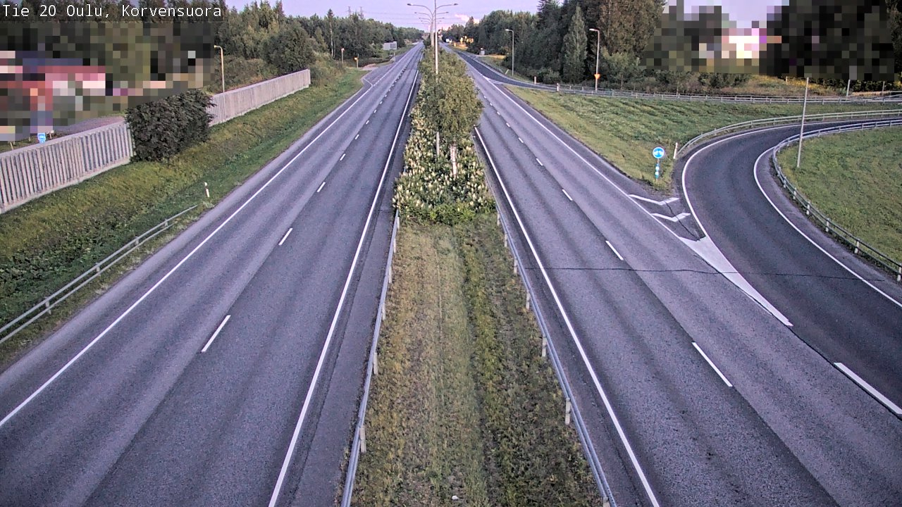 Kelikamerat Kuva Tie 20 Oulu Korvensuora, Oulu, Pohjois-Pohjanmaa