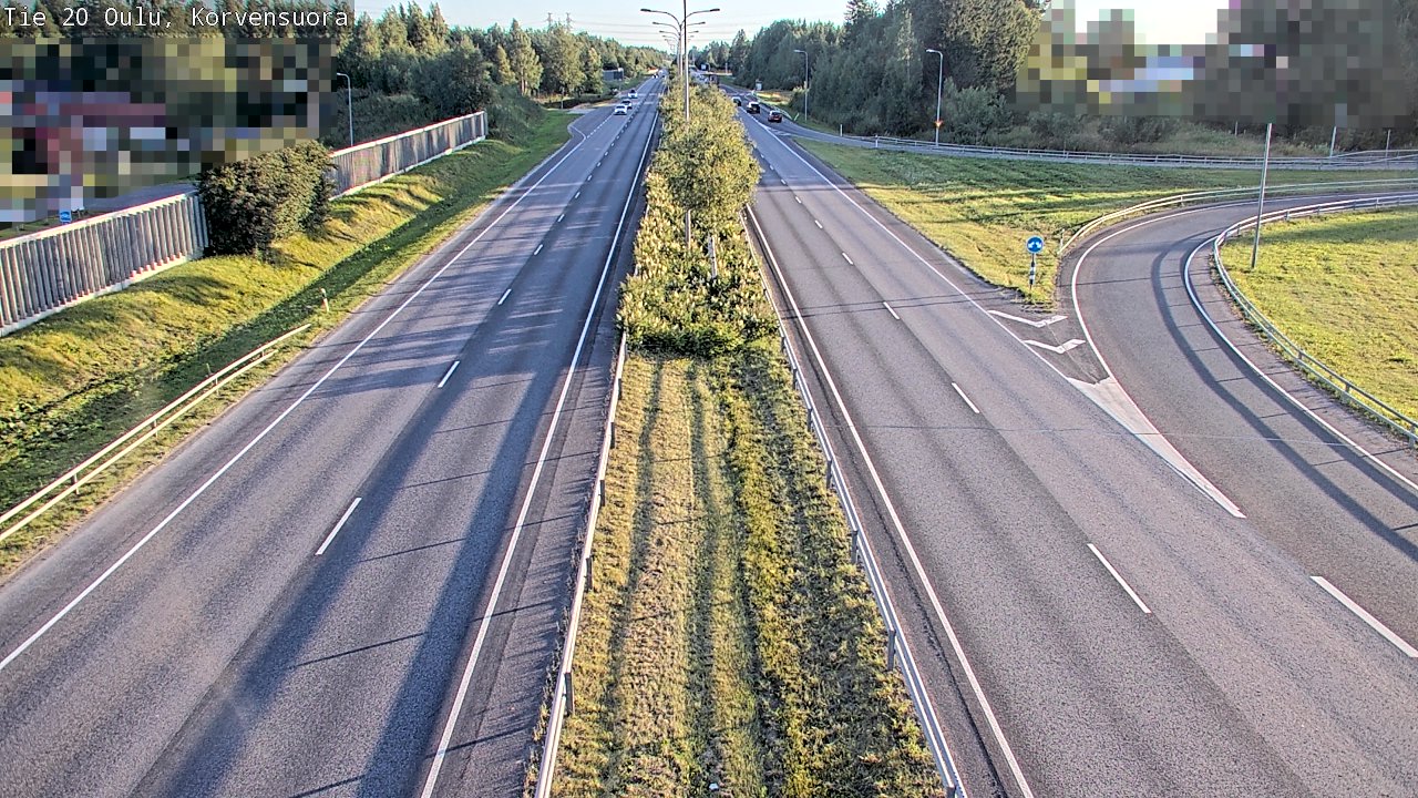Kelikamerat Kuva Tie 20 Oulu Korvensuora, Oulu, Pohjois-Pohjanmaa