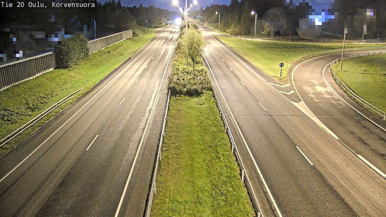 Kelikamerat Kuva Tie 20 Oulu Korvensuora, Oulu, Pohjois-Pohjanmaa