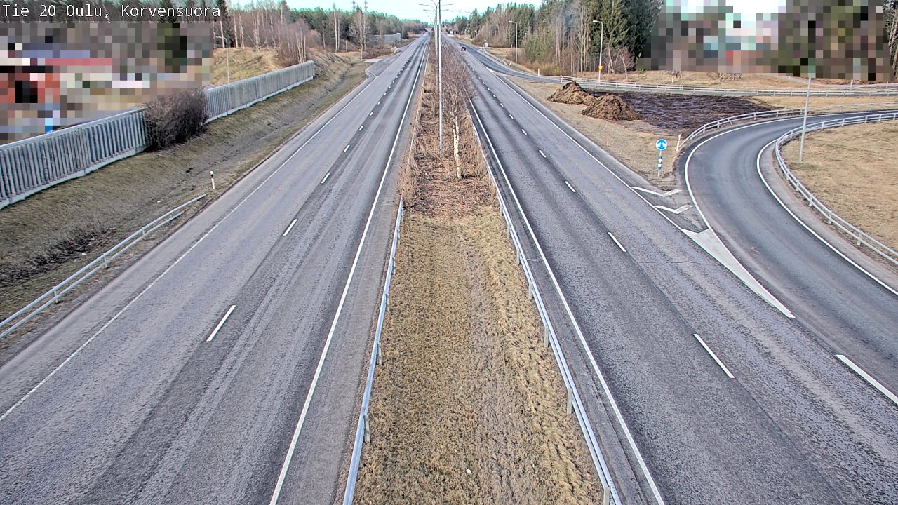 Kelikamerat Kuva Tie 20 Oulu Korvensuora, Oulu, Pohjois-Pohjanmaa