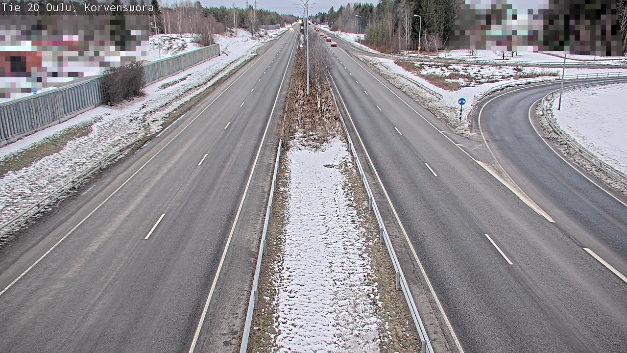 Kelikamerat Kuva Tie 20 Oulu Korvensuora, Oulu, Pohjois-Pohjanmaa