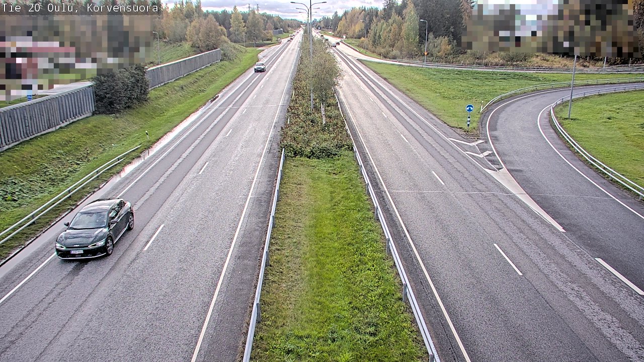 Kelikamerat Kuva Tie 20 Oulu Korvensuora, Oulu, Pohjois-Pohjanmaa