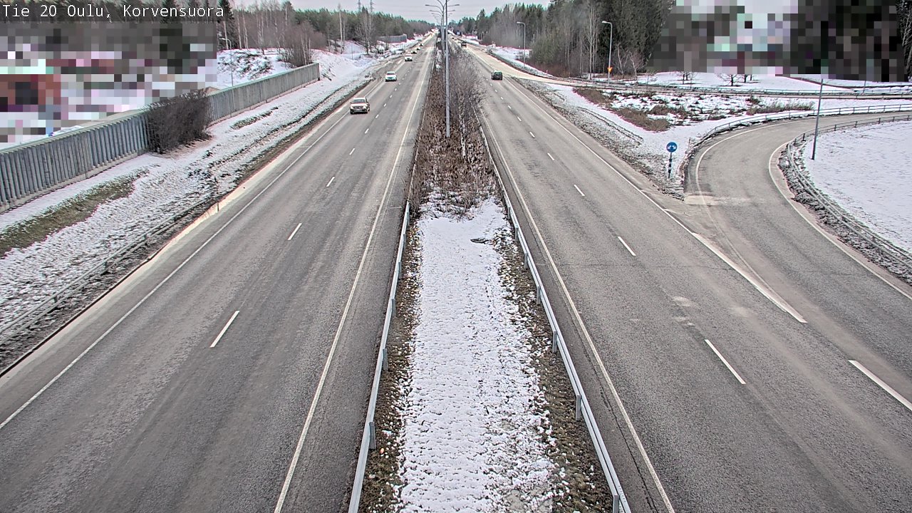 Kelikamerat Kuva Tie 20 Oulu Korvensuora, Oulu, Pohjois-Pohjanmaa