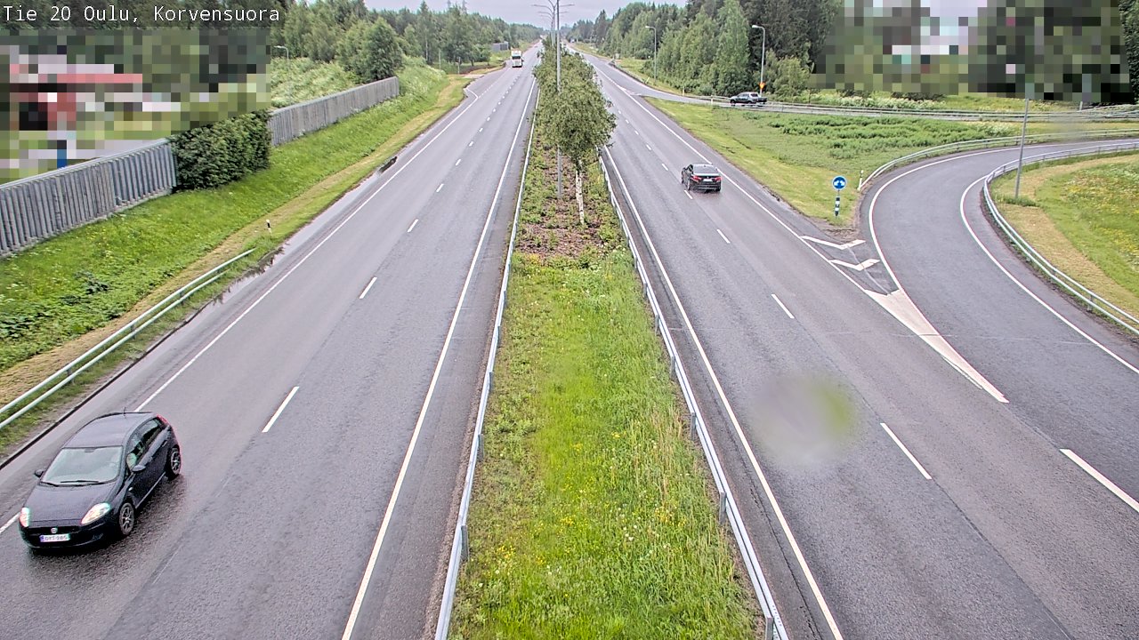 Kelikamerat Kuva Tie 20 Oulu Korvensuora, Oulu, Pohjois-Pohjanmaa