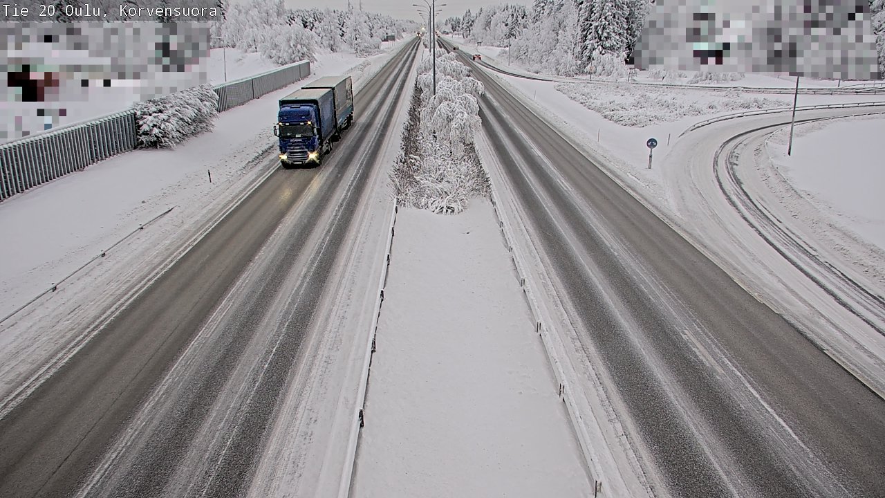 Kelikamerat Kuva Tie 20 Oulu Korvensuora, Oulu, Pohjois-Pohjanmaa