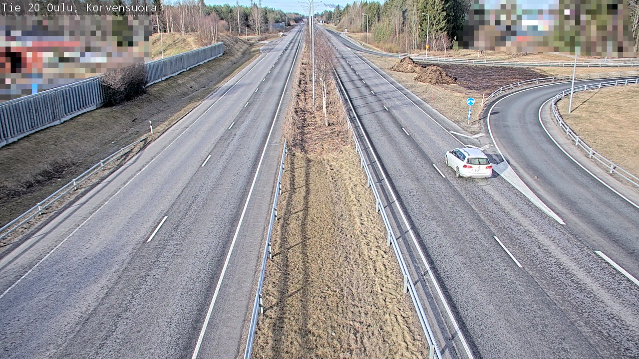 Kelikamerat Kuva Tie 20 Oulu Korvensuora, Oulu, Pohjois-Pohjanmaa