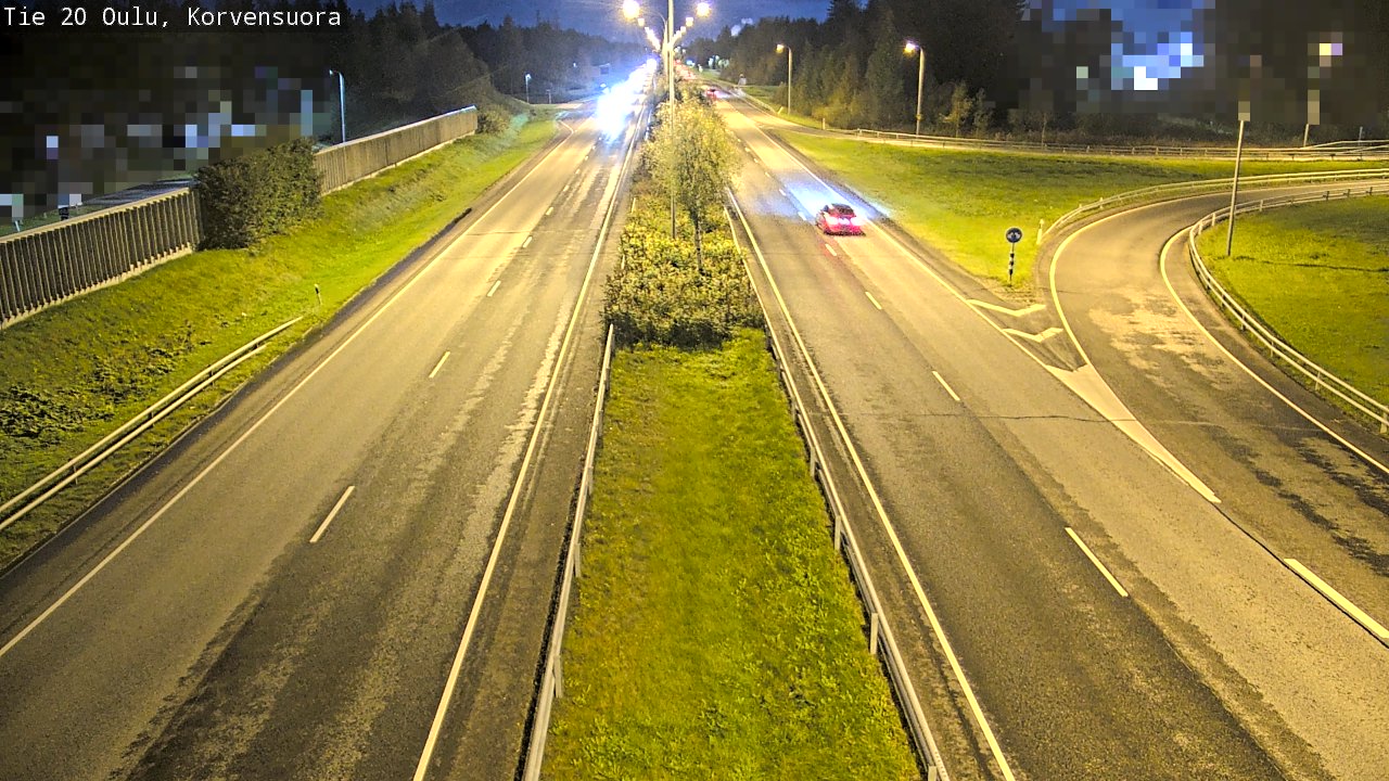 Kelikamerat Kuva Tie 20 Oulu Korvensuora, Oulu, Pohjois-Pohjanmaa