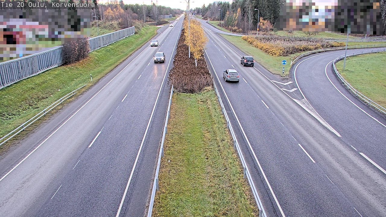 Kelikamerat Kuva Tie 20 Oulu Korvensuora, Oulu, Pohjois-Pohjanmaa
