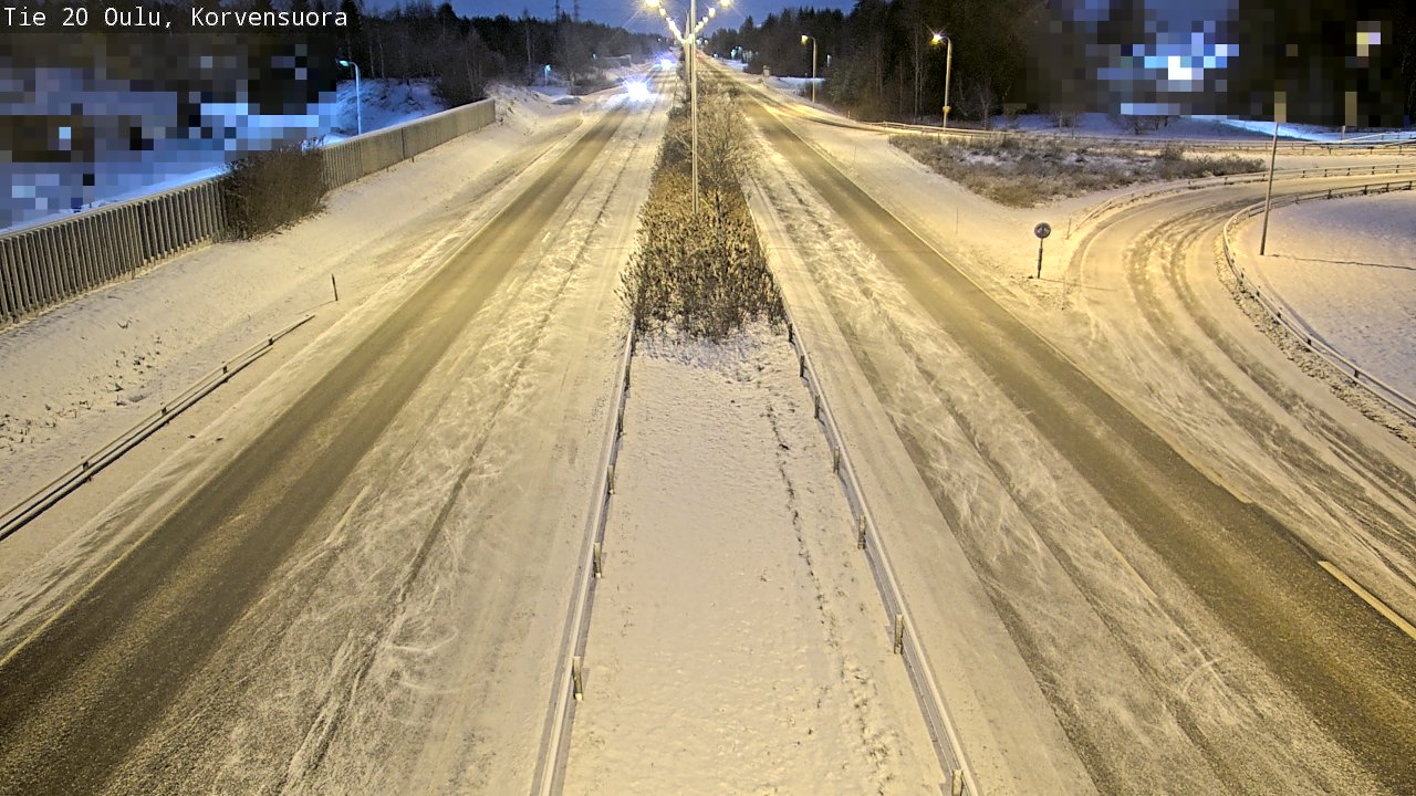 Kelikamerat Kuva Tie 20 Oulu Korvensuora, Oulu, Pohjois-Pohjanmaa