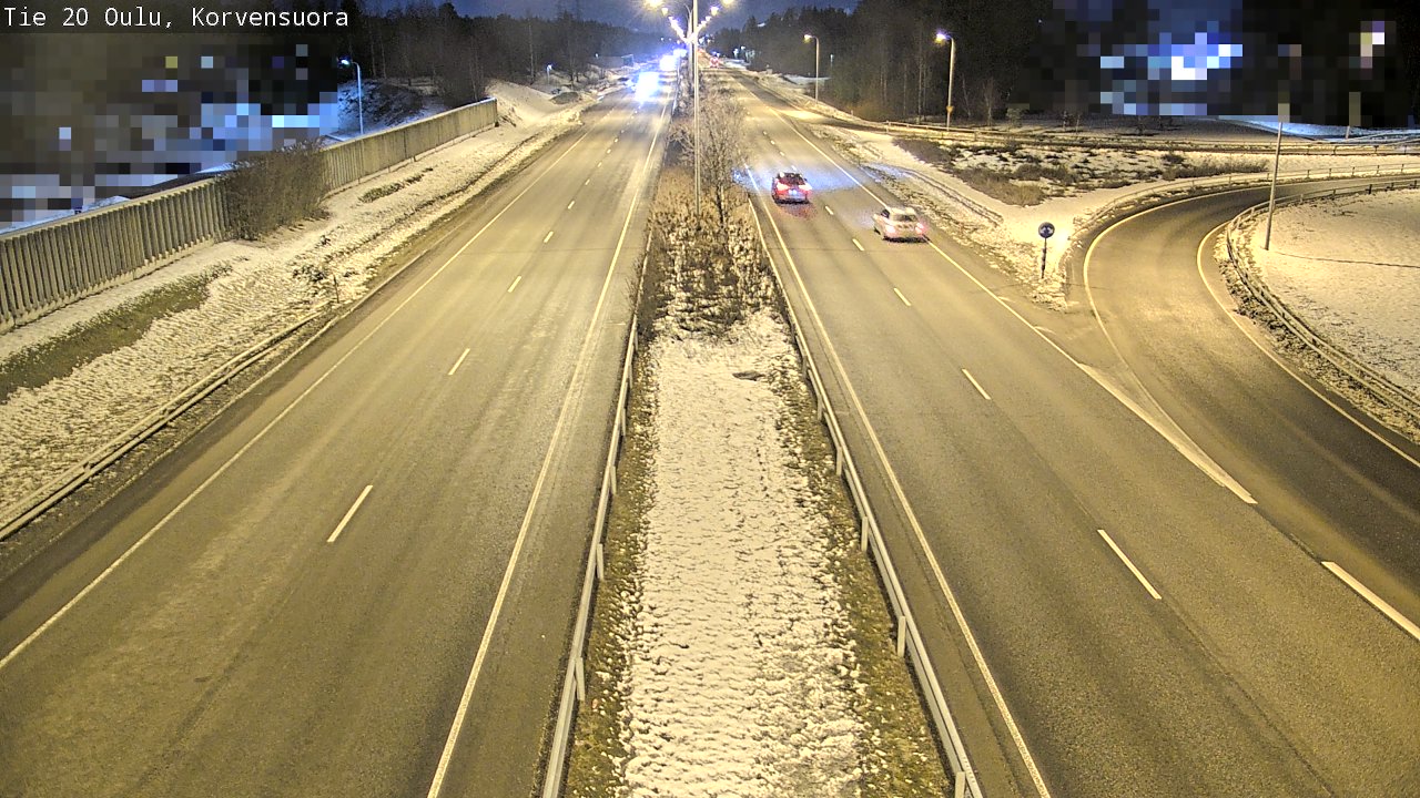 Kelikamerat Kuva Tie 20 Oulu Korvensuora, Oulu, Pohjois-Pohjanmaa