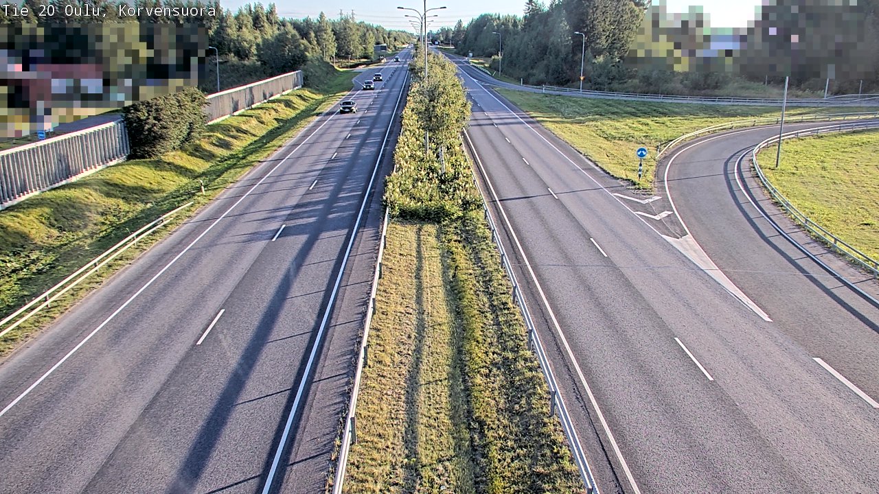 Kelikamerat Kuva Tie 20 Oulu Korvensuora, Oulu, Pohjois-Pohjanmaa