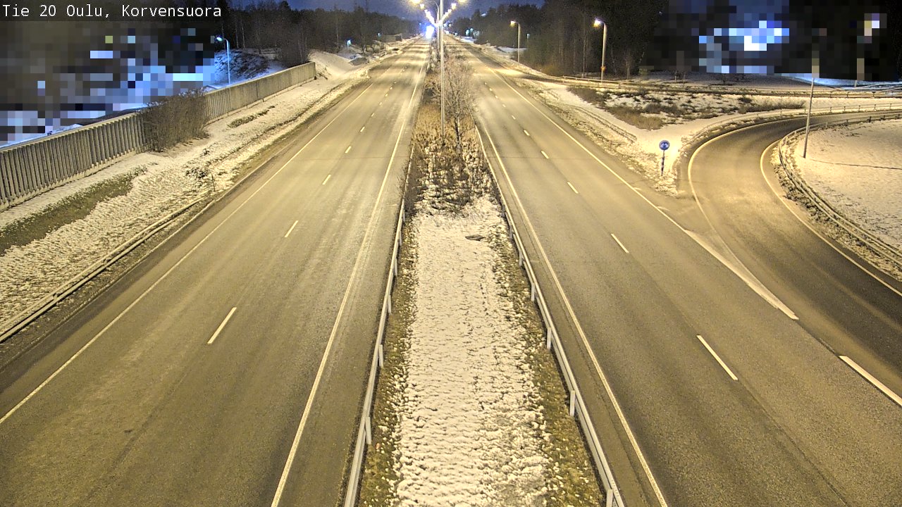 Kelikamerat Kuva Tie 20 Oulu Korvensuora, Oulu, Pohjois-Pohjanmaa