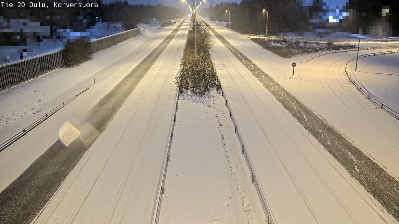 Kelikamerat Kuva Tie 20 Oulu Korvensuora, Oulu, Pohjois-Pohjanmaa