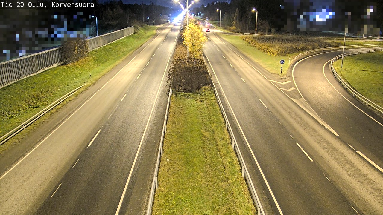 Kelikamerat Kuva Tie 20 Oulu Korvensuora, Oulu, Pohjois-Pohjanmaa