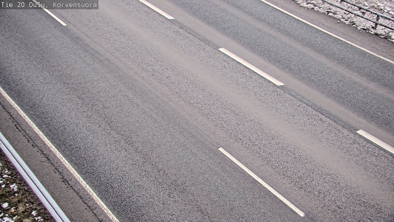 Kelikamerat Kuva Tie 20 Oulu Korvensuora, Oulu, Pohjois-Pohjanmaa