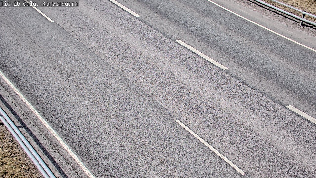 Weather Camera Image Road 20 Oulu Korvensuora, Oulu, Pohjois-Pohjanmaa