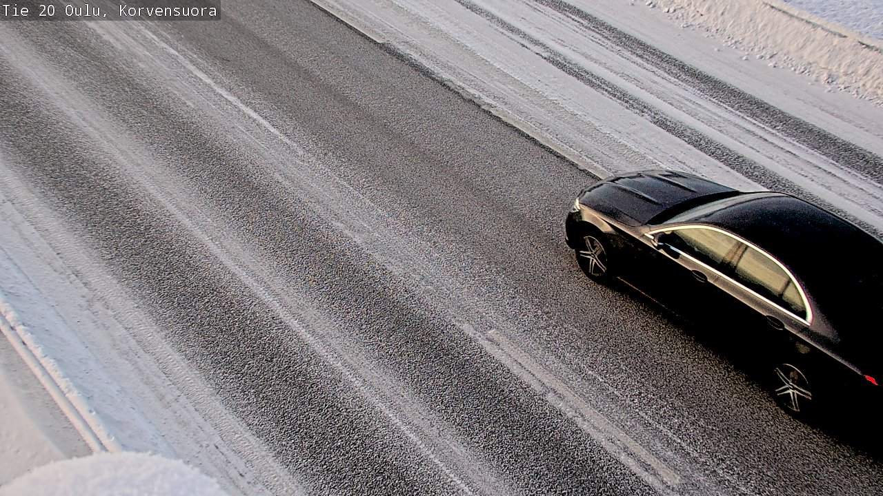 Weather Camera Image Road 20 Oulu Korvensuora, Oulu, Pohjois-Pohjanmaa