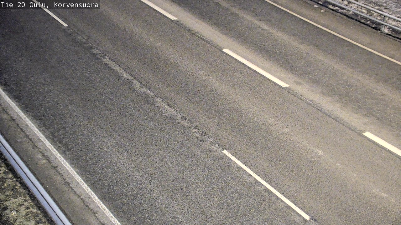Weather Camera Image Väg 20 Uleåborg Korvensuora, Oulu, Pohjois-Pohjanmaa