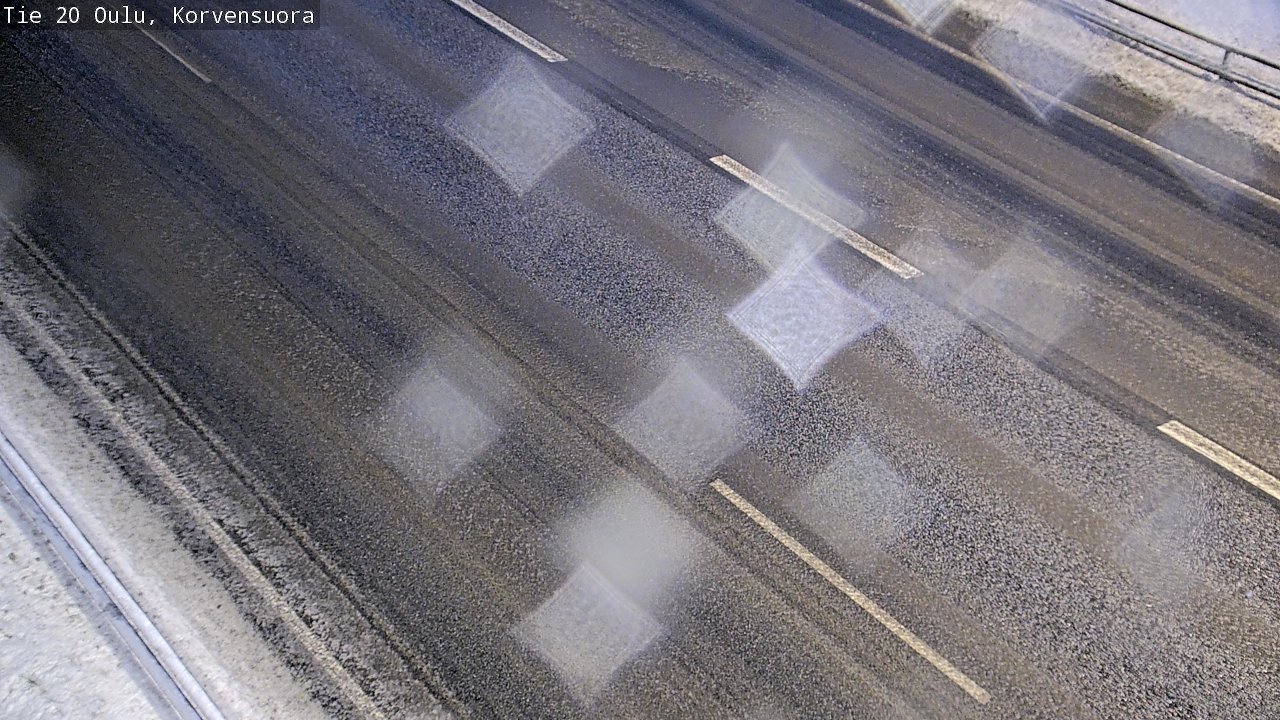 Weather Camera Image Väg 20 Uleåborg Korvensuora, Oulu, Pohjois-Pohjanmaa