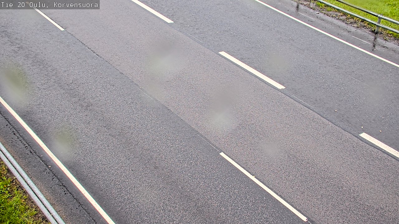 Weather Camera Image Road 20 Oulu Korvensuora, Oulu, Pohjois-Pohjanmaa