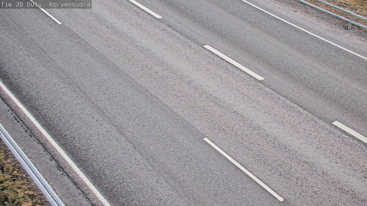 Weather Camera Image Road 20 Oulu Korvensuora, Oulu, Pohjois-Pohjanmaa