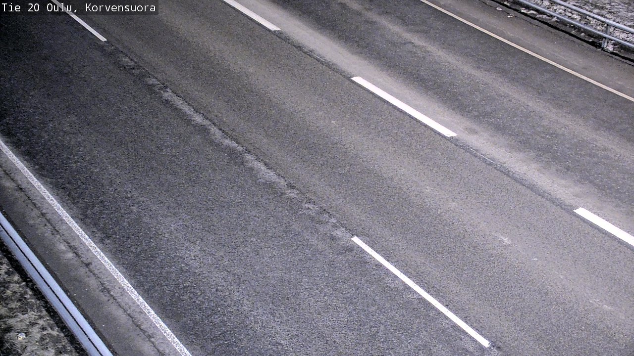 Weather Camera Image Väg 20 Uleåborg Korvensuora, Oulu, Pohjois-Pohjanmaa