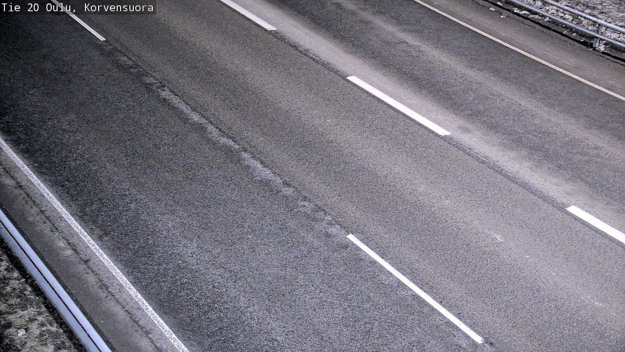 Weather Camera Image Väg 20 Uleåborg Korvensuora, Oulu, Pohjois-Pohjanmaa