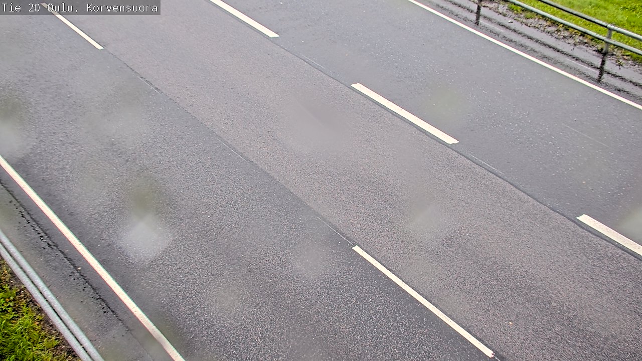 Weather Camera Image Road 20 Oulu Korvensuora, Oulu, Pohjois-Pohjanmaa
