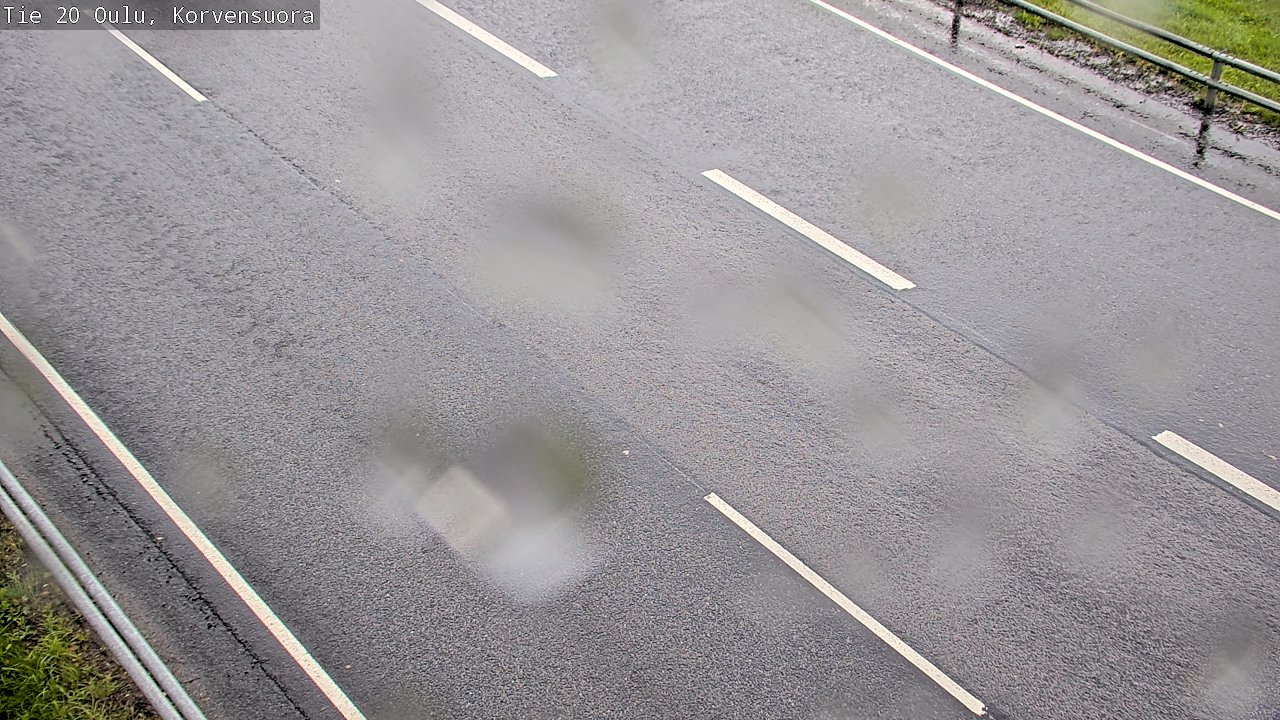 Weather Camera Image Road 20 Oulu Korvensuora, Oulu, Pohjois-Pohjanmaa