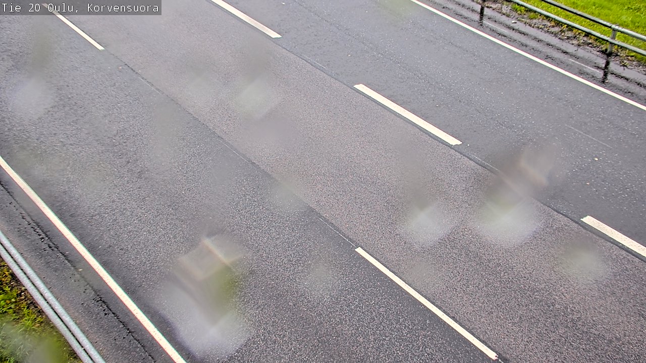 Weather Camera Image Road 20 Oulu Korvensuora, Oulu, Pohjois-Pohjanmaa