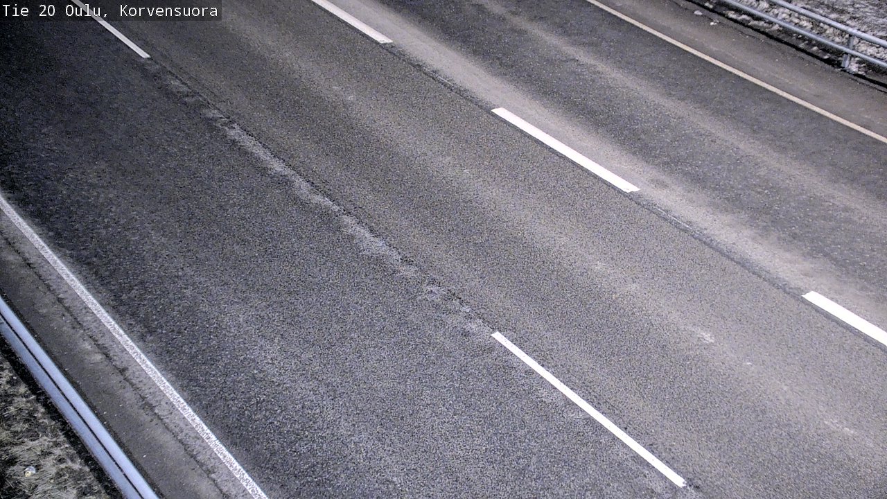 Weather Camera Image Väg 20 Uleåborg Korvensuora, Oulu, Pohjois-Pohjanmaa