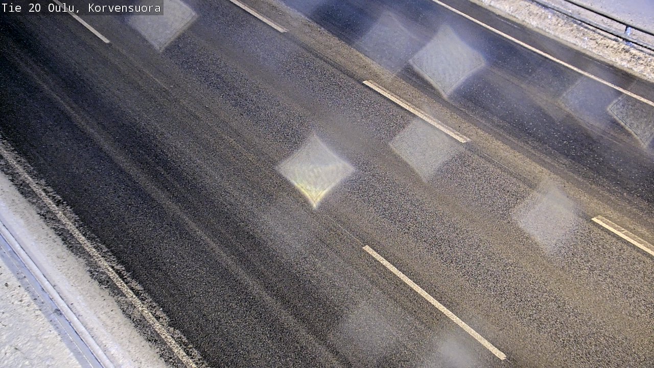 Weather Camera Image Väg 20 Uleåborg Korvensuora, Oulu, Pohjois-Pohjanmaa
